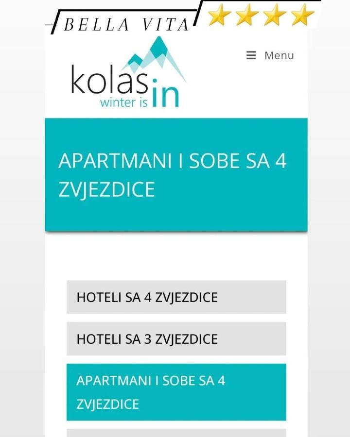 Apartman Bella Vita Kolašin Εξωτερικό φωτογραφία